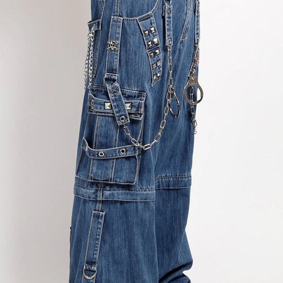 Tripp NYC Lock Up Pants [LIGHT BLUE DENIM] - Picture 2 of 9
